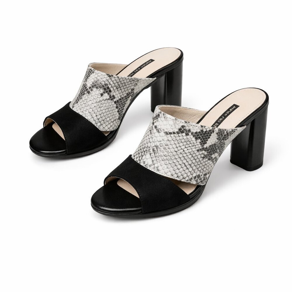 FRENCH CONNECTION Ursie Peep Toe Heels Sandals 8.5